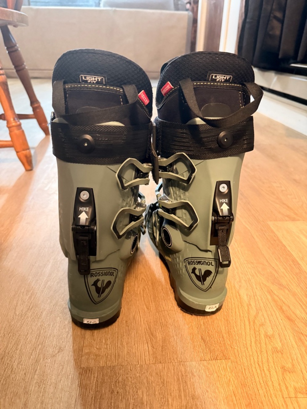 Rossignol Olive Green and Black Ski Boots